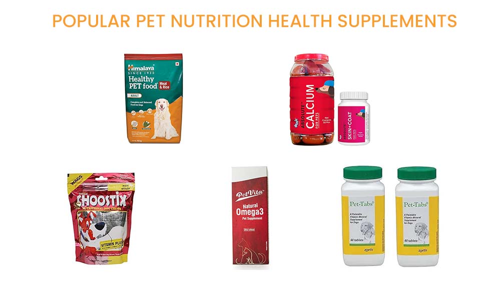 Popular Pet Nutrition Health Supplements